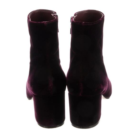 Gianvito Rossi Shelly Suede Boots - 37 - Burgundy - Picture 4 of 5